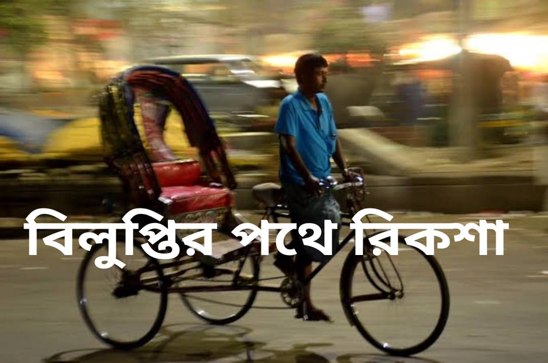 বিলুপ্তির পথে রিকশা
