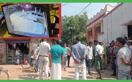রাতের অন্ধকারে লাইটিং চুরির অভিযোগ, চাঞ্চল্য চন্দ্রকোনায়